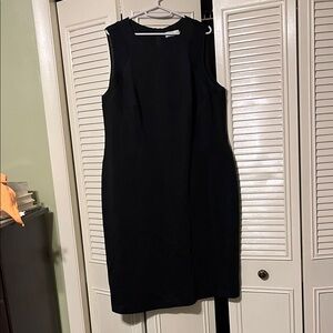 Calvin Klein Black Sleeveless Dress